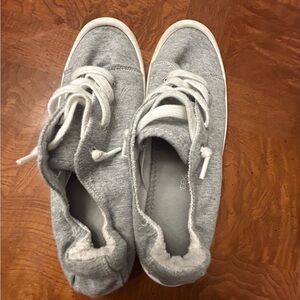 Falls Creek Kristy Heather Gray Slip-On Sneakers